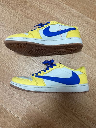 Travis Scott × Nike Women's Air Jordan 1 Retro Low OG "Canary"