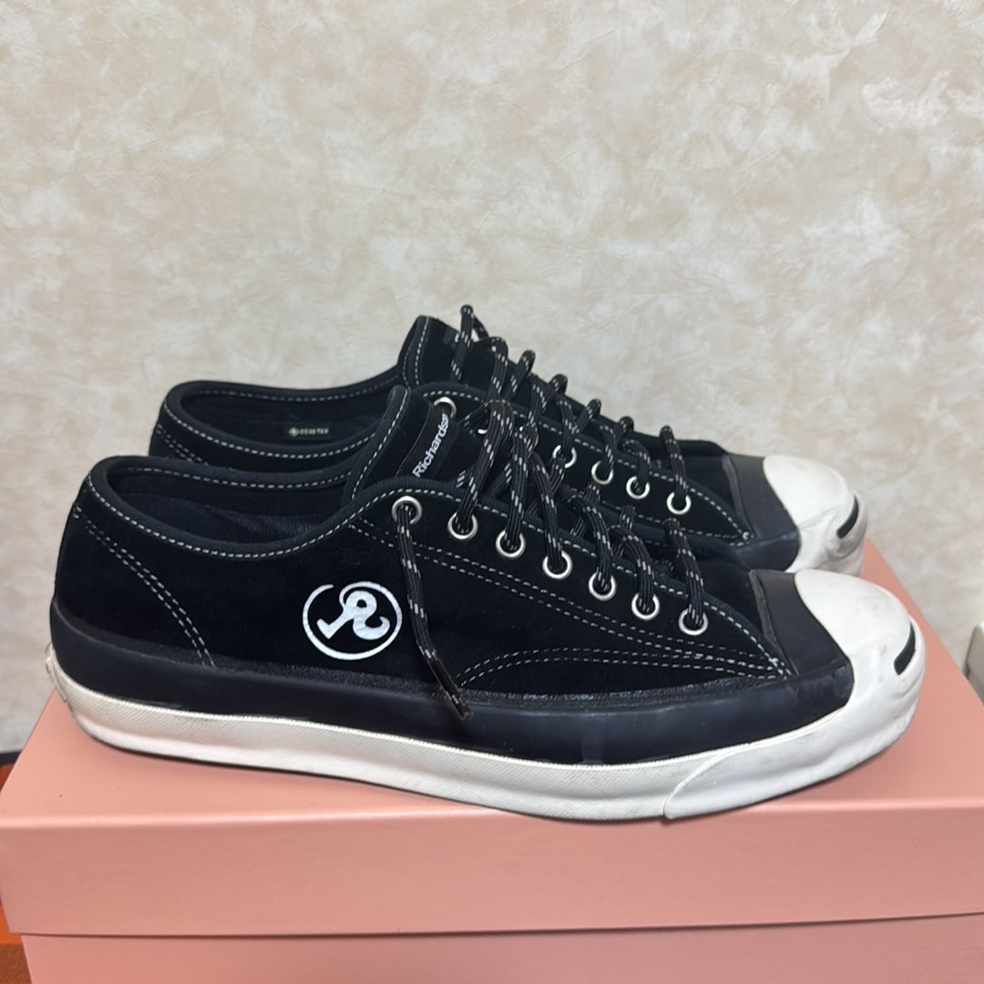 Richardson × Converse Addict Jack Purcell Suede GORE-TEX RC "Black"