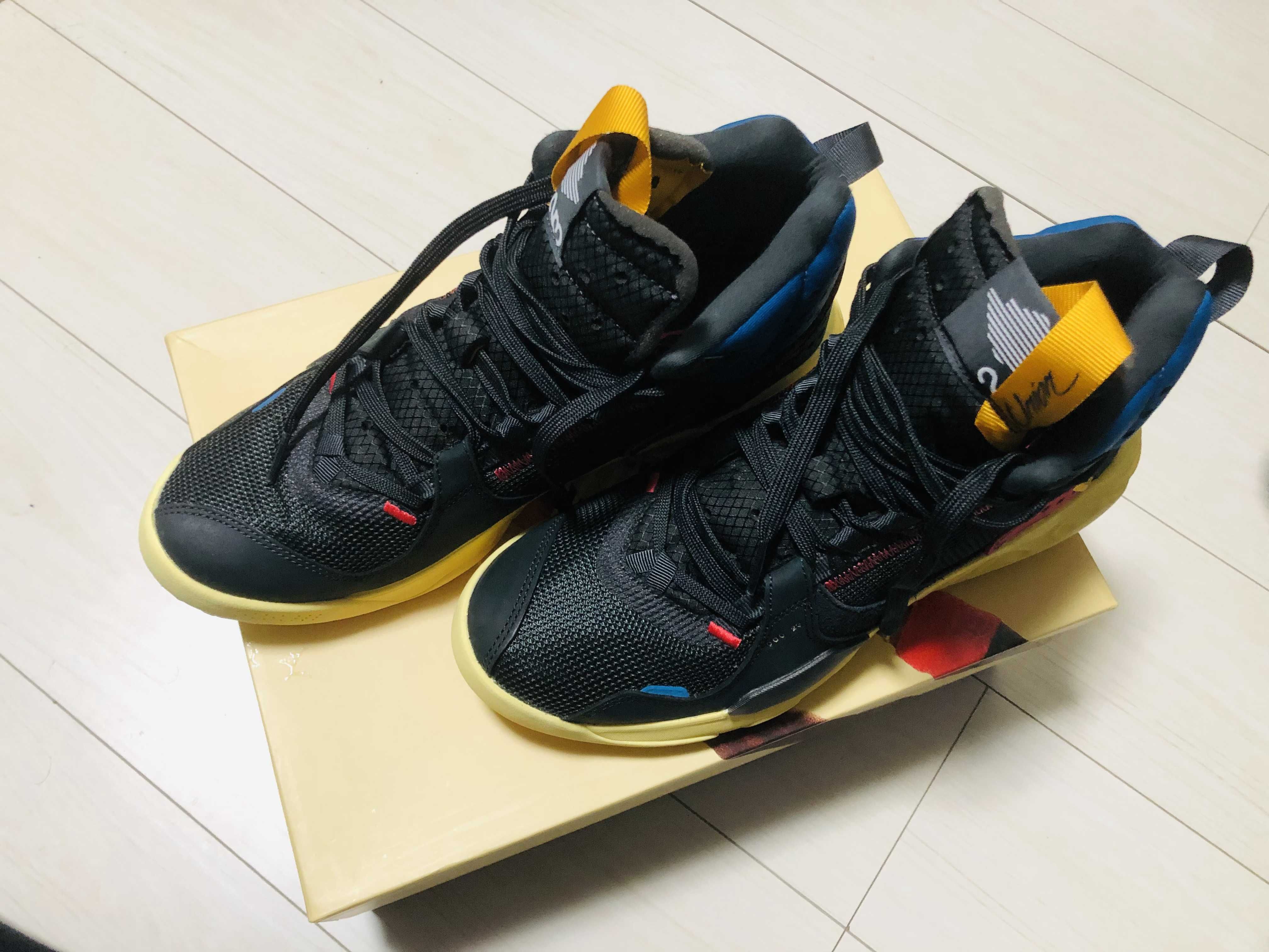 UNION × Nike Jordan Delta Mid "Off Noir"