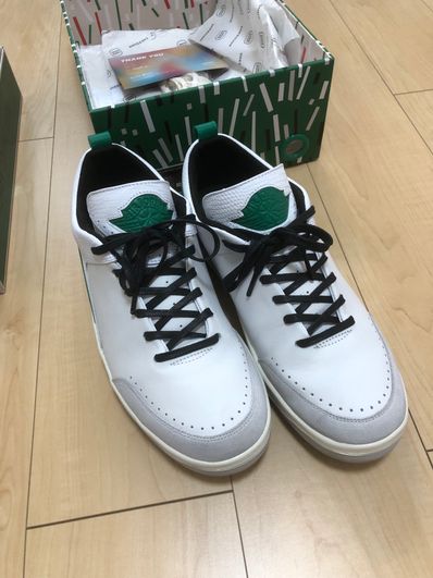 Nina Chanel Abney × Nike Women's Air Jordan 2 Retro Low "White and Malachite"