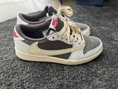 Travis Scott × Nike Air Jordan 1 Low OG SP "Reverse Mocha/Sail and Ridgerock"