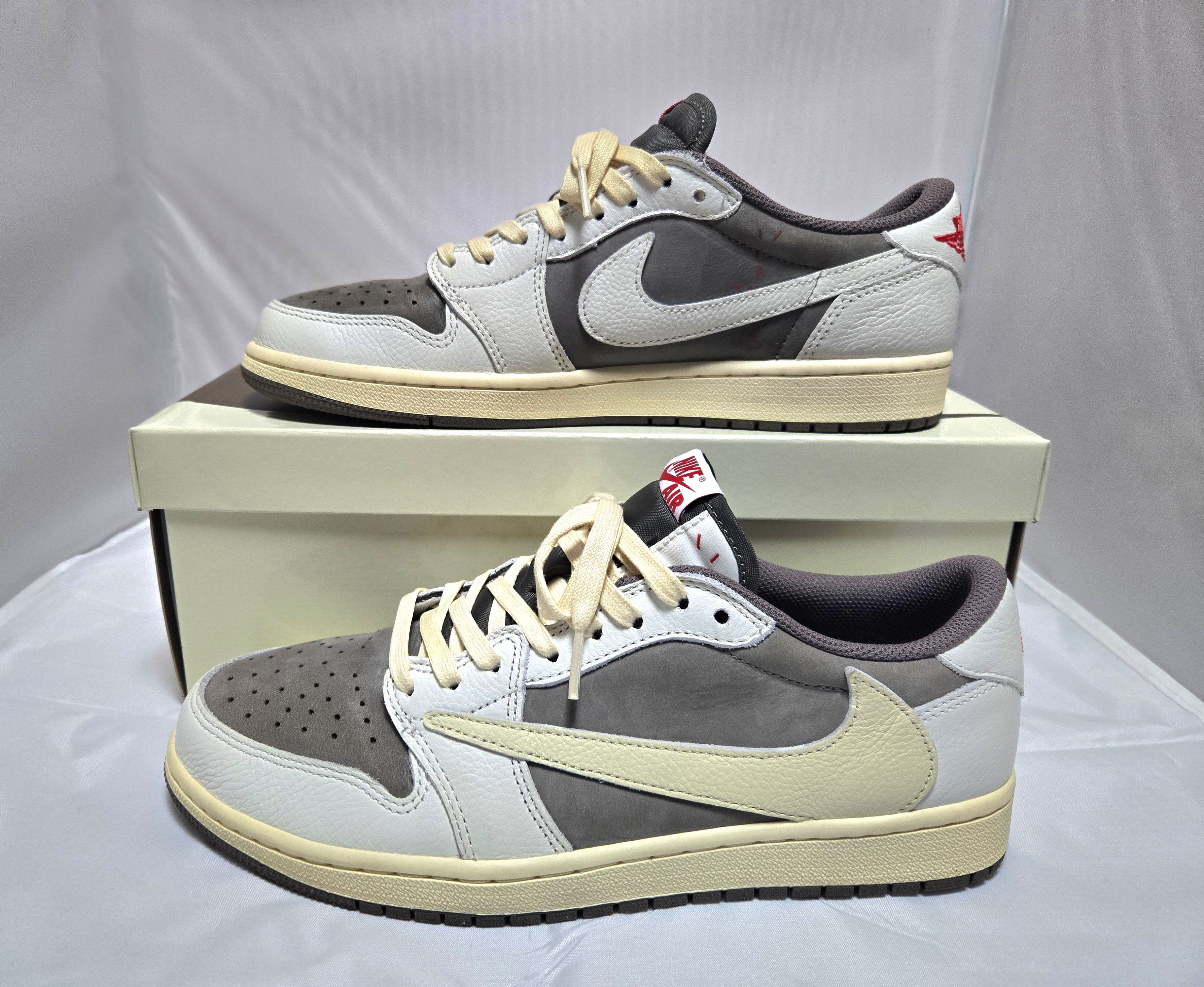 Travis Scott × Nike Air Jordan 1 Low OG SP "Reverse Mocha/Sail and Ridgerock"