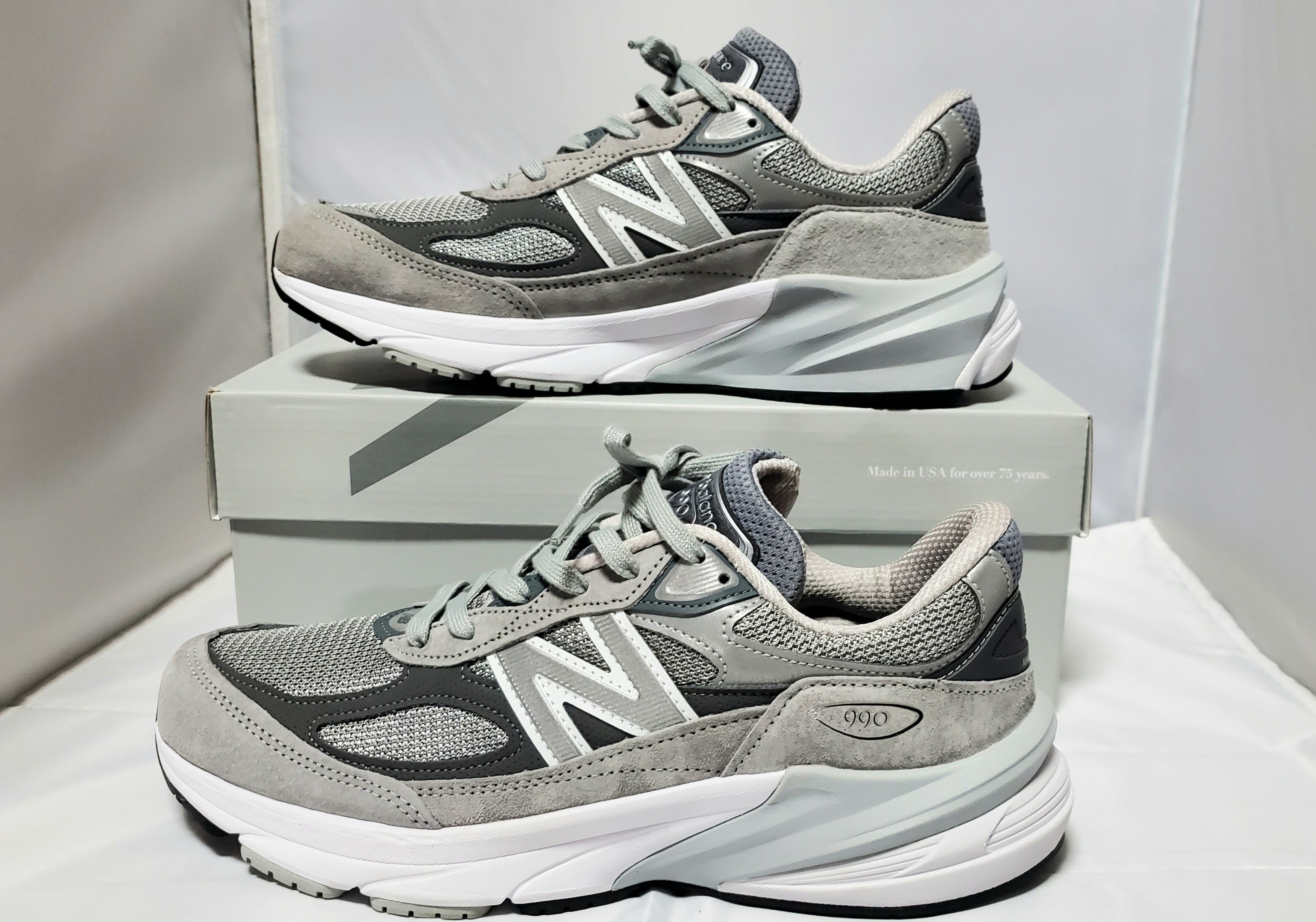 New Balance 990V6 "Gray" (Heel Logo NB)