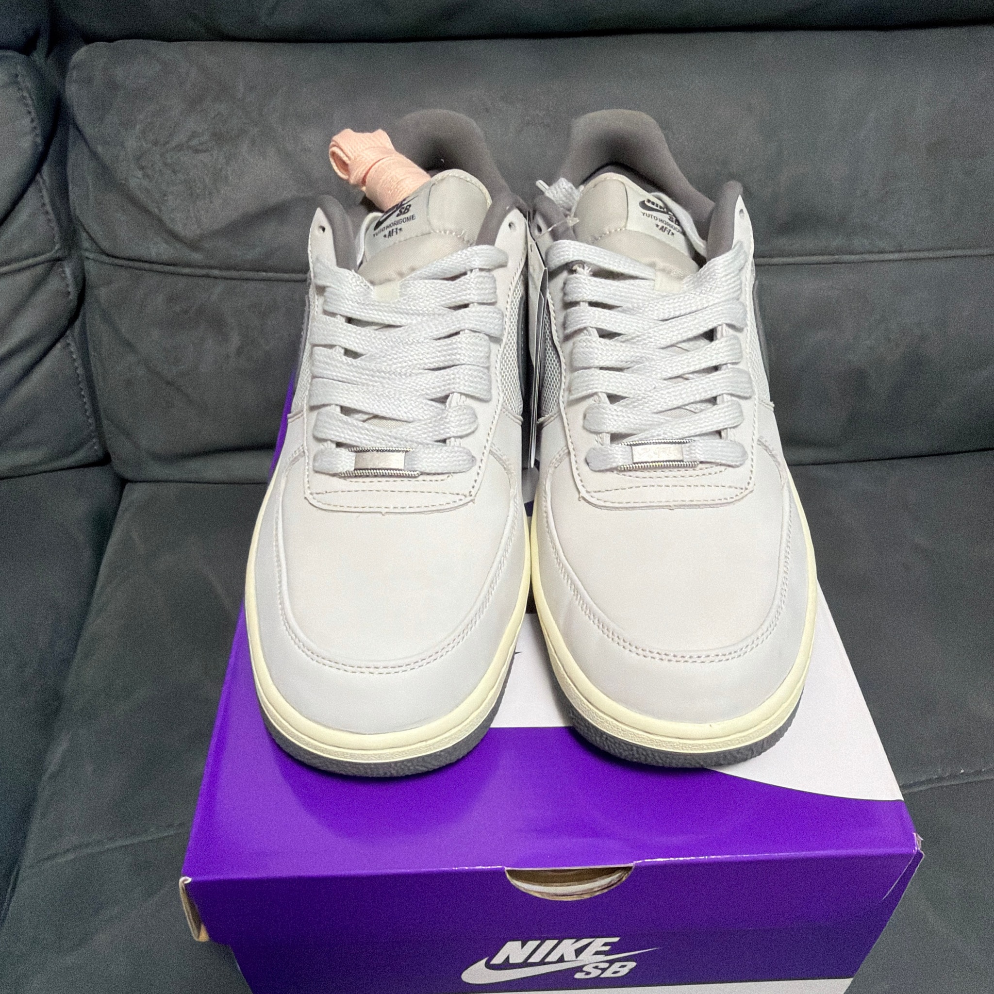 Yuto Horigome × Nike SB Air Force 1 Low "Light Bone/Iron Grey"