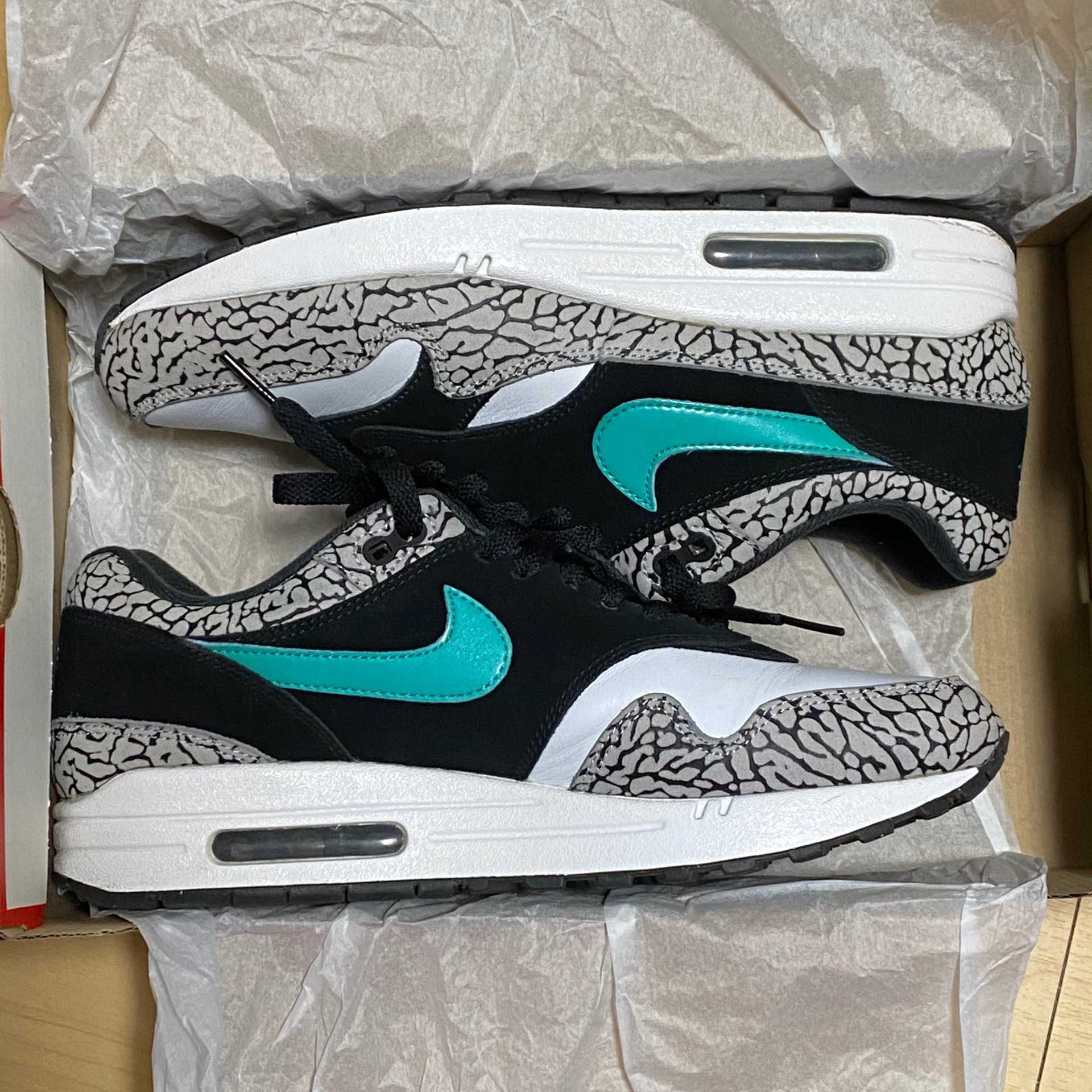 atmos × Nike Air Max 1 Premium Retro "Elephant/Safari" (2017)