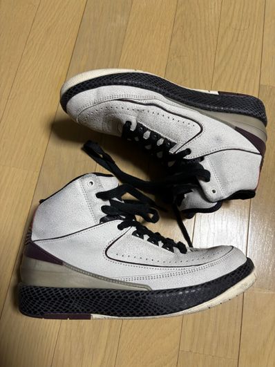 A Ma Maniere × Nike Air Jordan 2 "Airness/Sail and Burgundy"