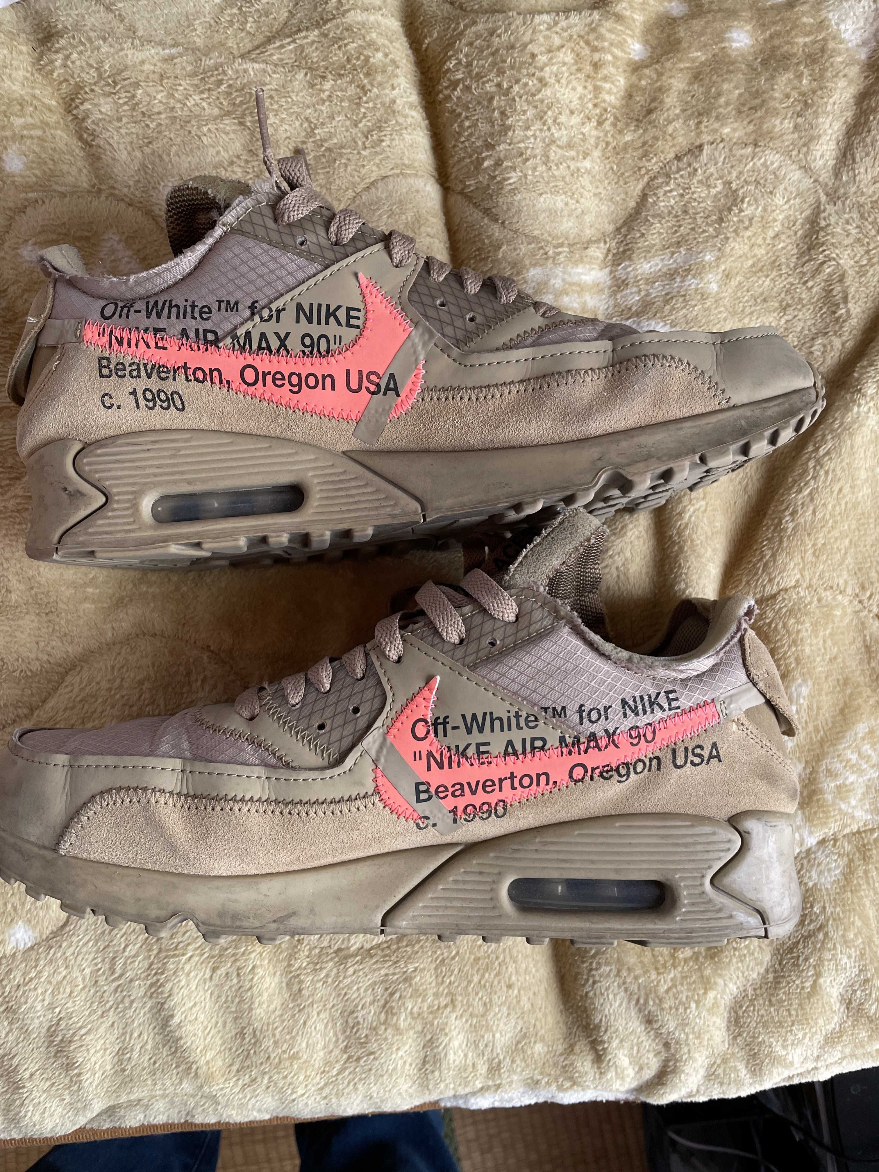 Off-White × Nike Air Max 90 "Desert Ore"