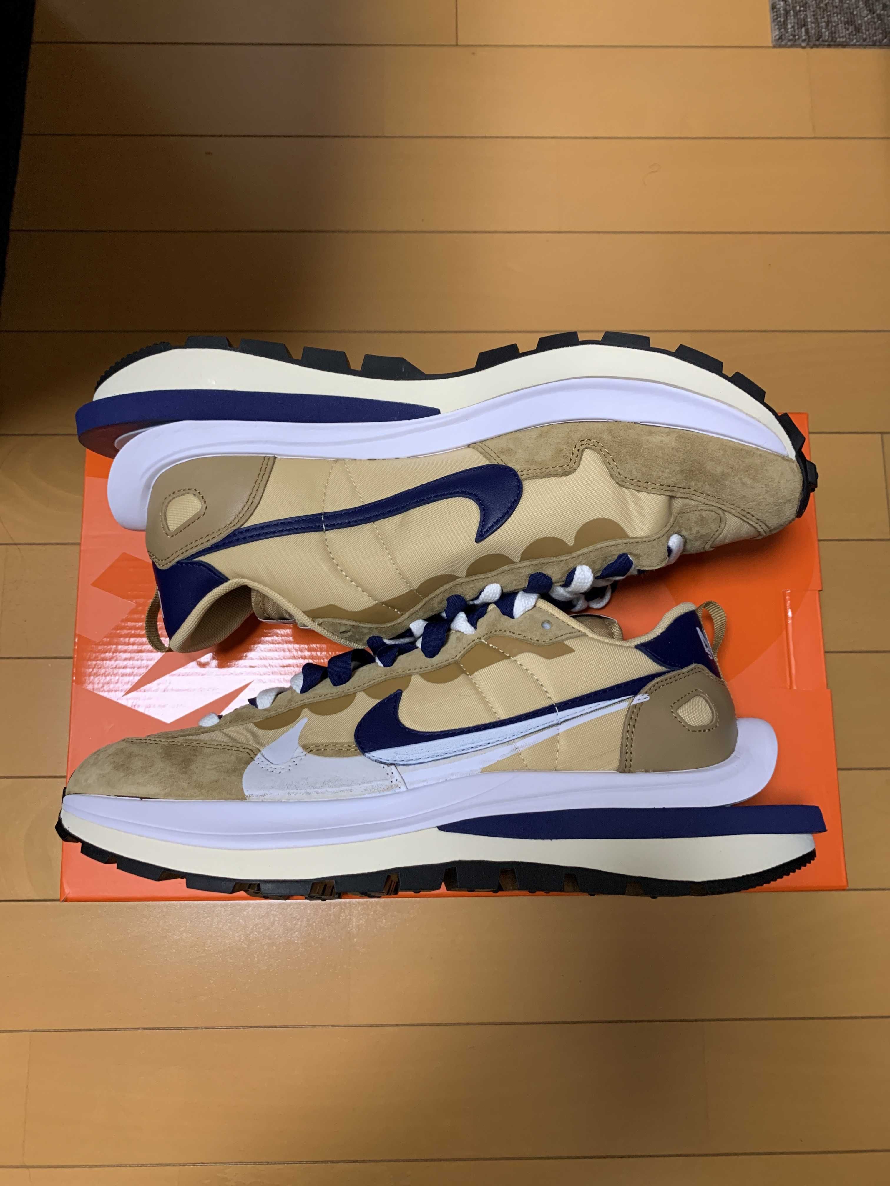 Sacai × Nike Vapor Waffle "Sesame And Blue Void"