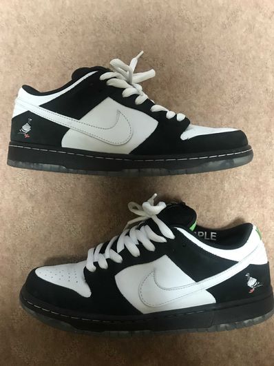 STAPLE × Nike SB Dunk Low "Pigeon Black/White"