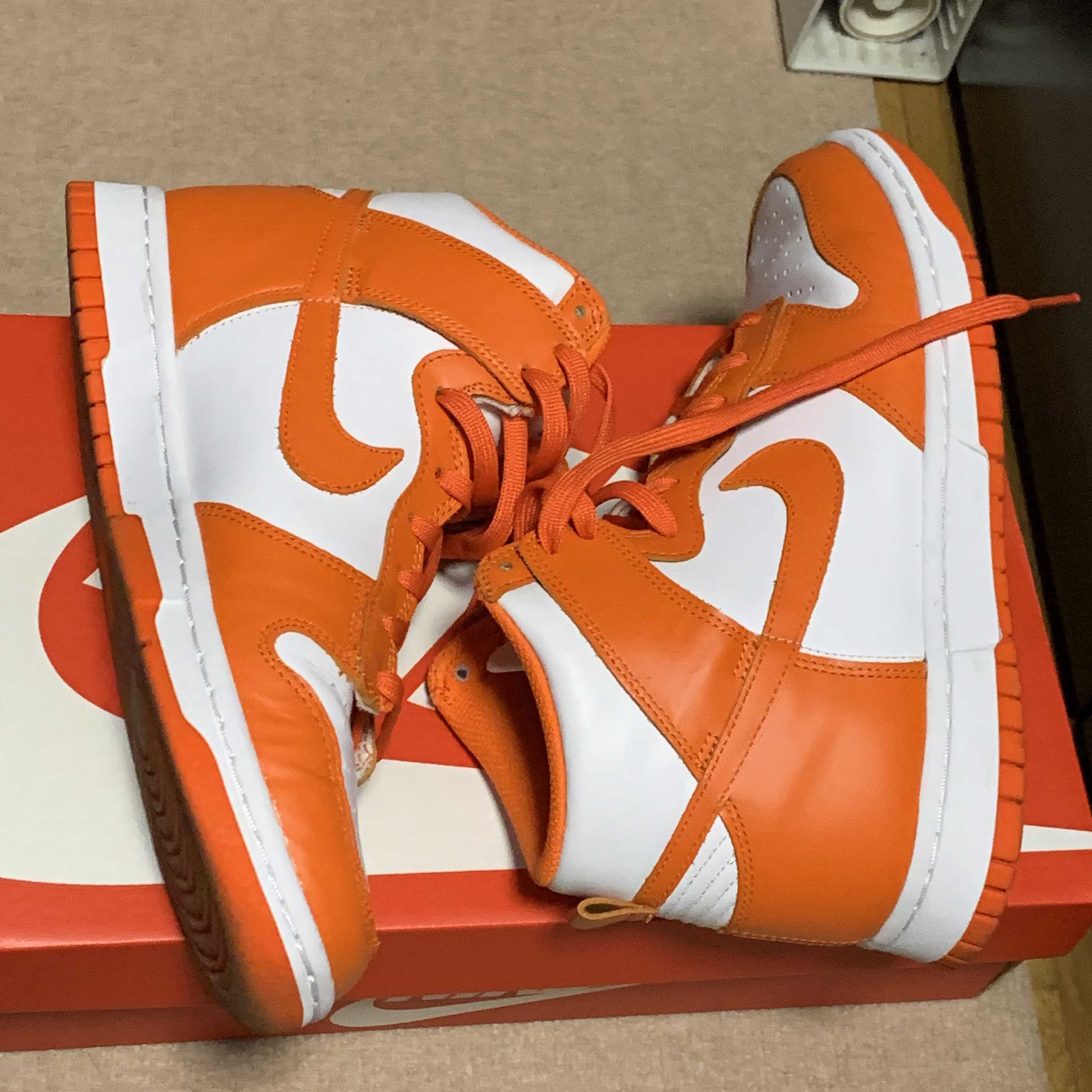 NIKE Women's DUNK HIGH "ORANGE BLAZE"