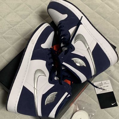 Nike GS Air Jordan 1 High OG CO.JP "Midnight Navy" (2020)(ブリーフケースなし)