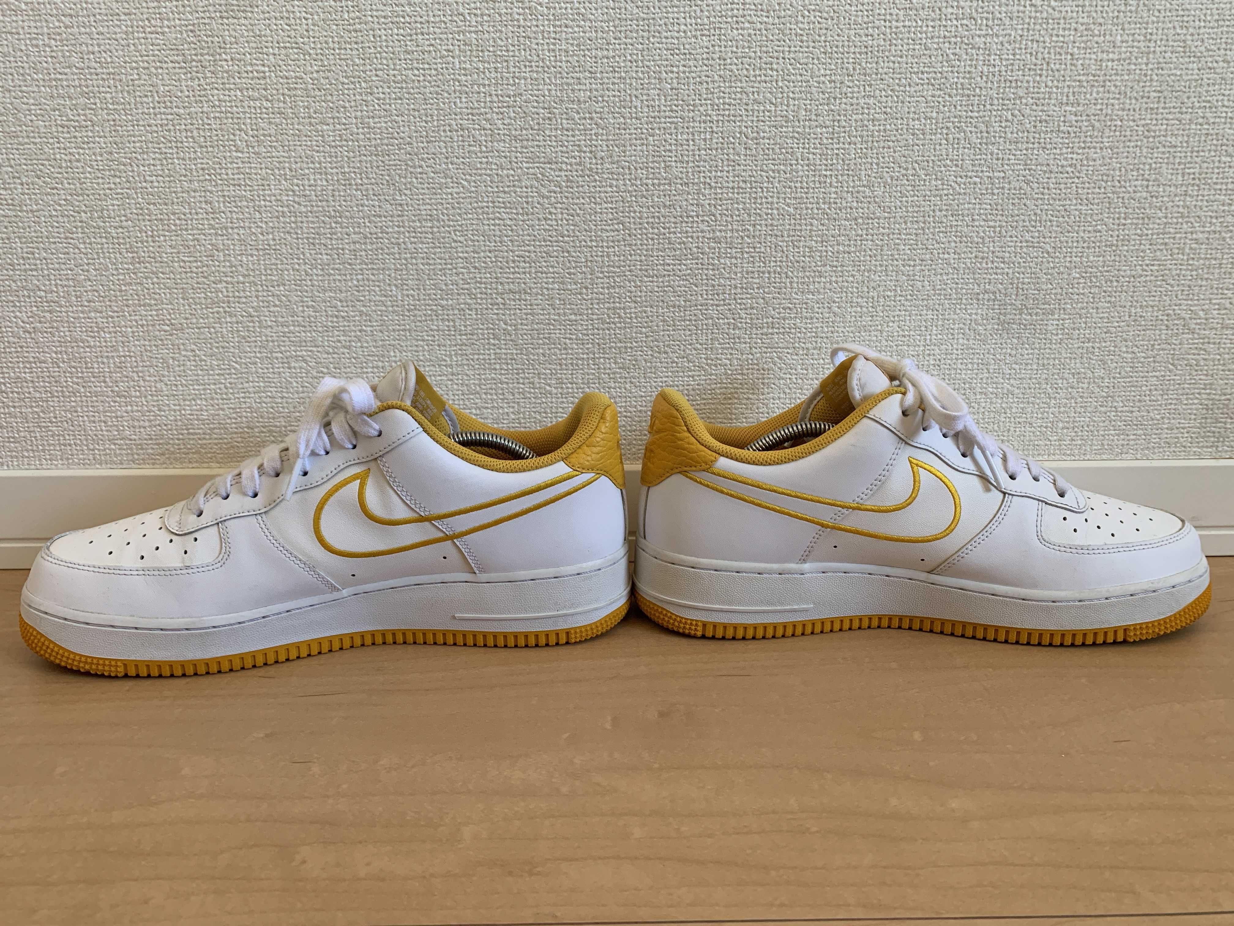 NIKE AIR FORCE 1 LOW WHITE YELLOW OCHRE