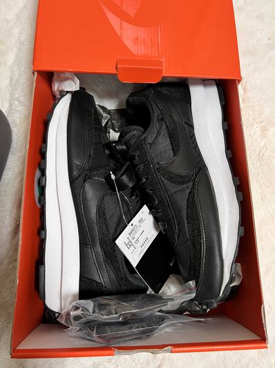 sacai × Nike LDV Waffle "Triple Black"