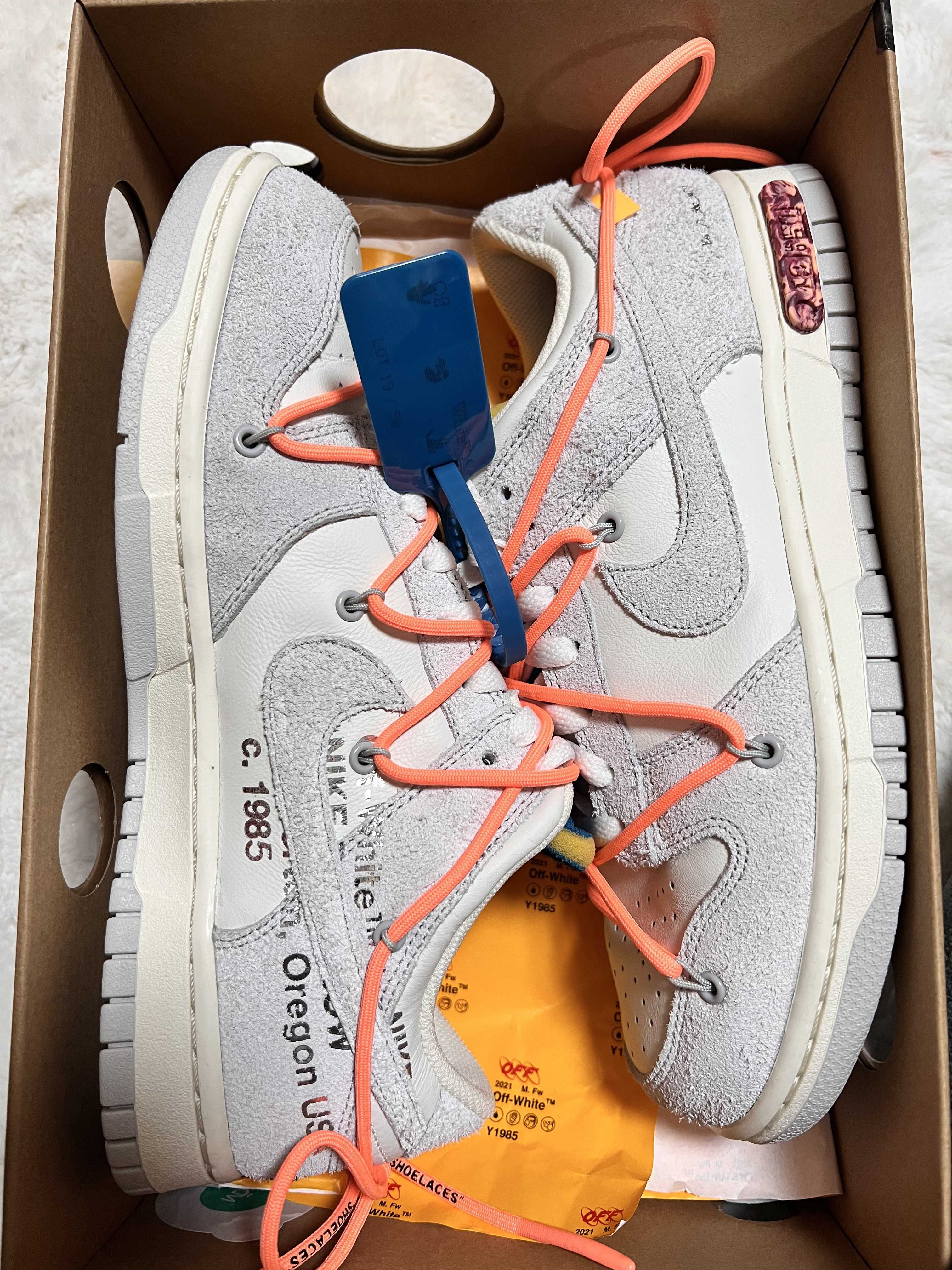 Off-White × Nike Dunk Low 1 of 50 "Lot.19"