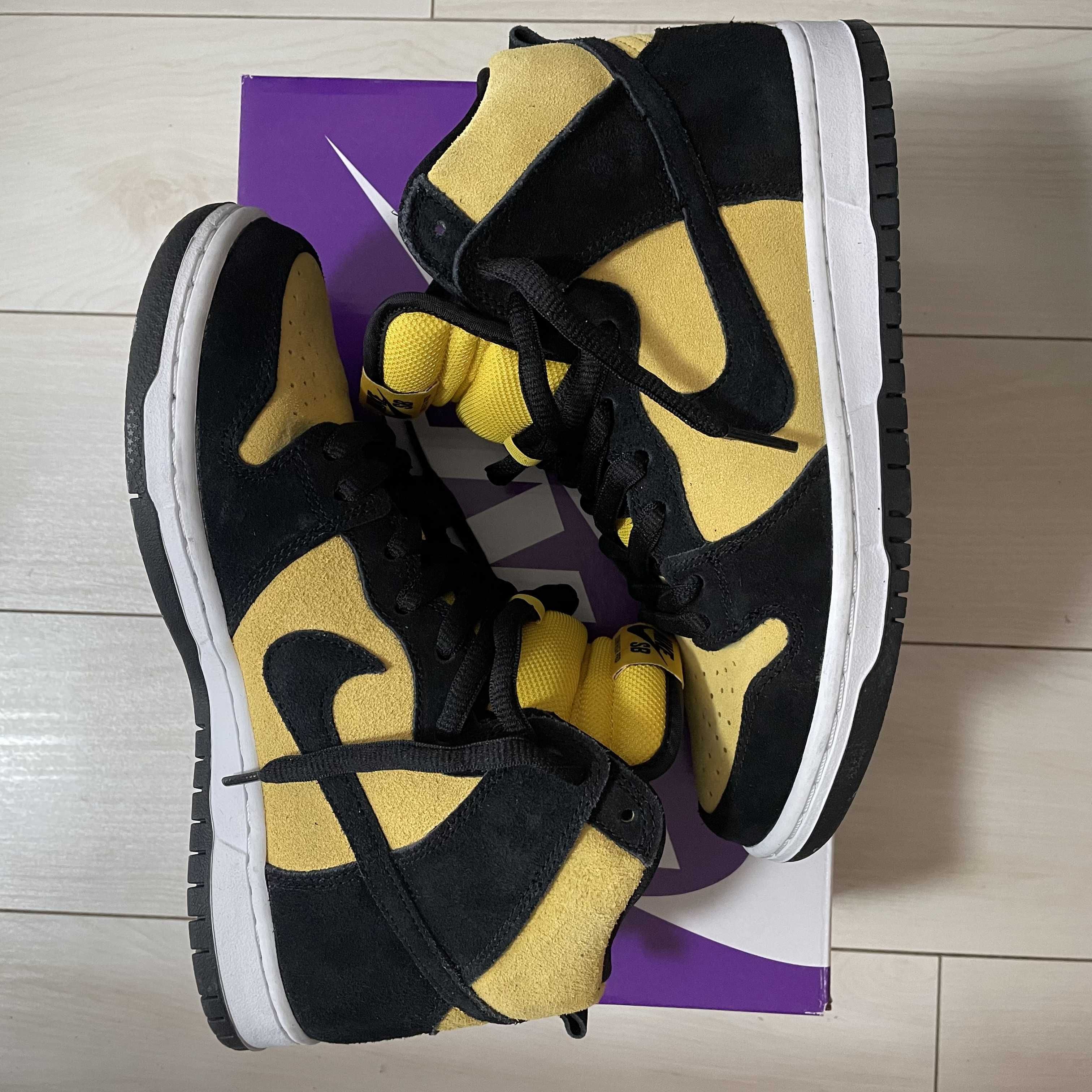 NIKE SB DUNK HIGH "MAIZE AND BLACK"