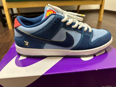 Why So Sad? × Nike SB Dunk Low "Coastal Blue/Speed Yellow-University Red"