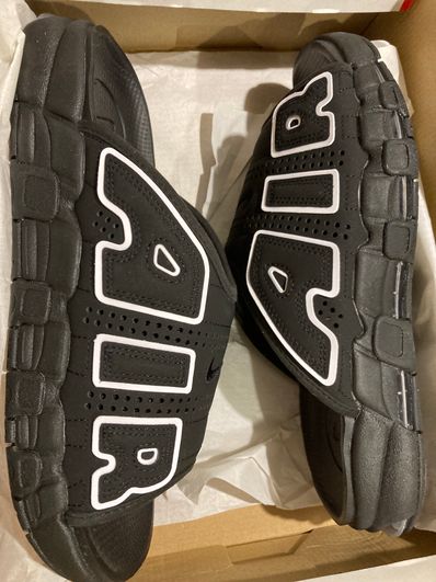 Nike Air More Uptempo Slide "Black" (DV2132-001/DV2137-001)