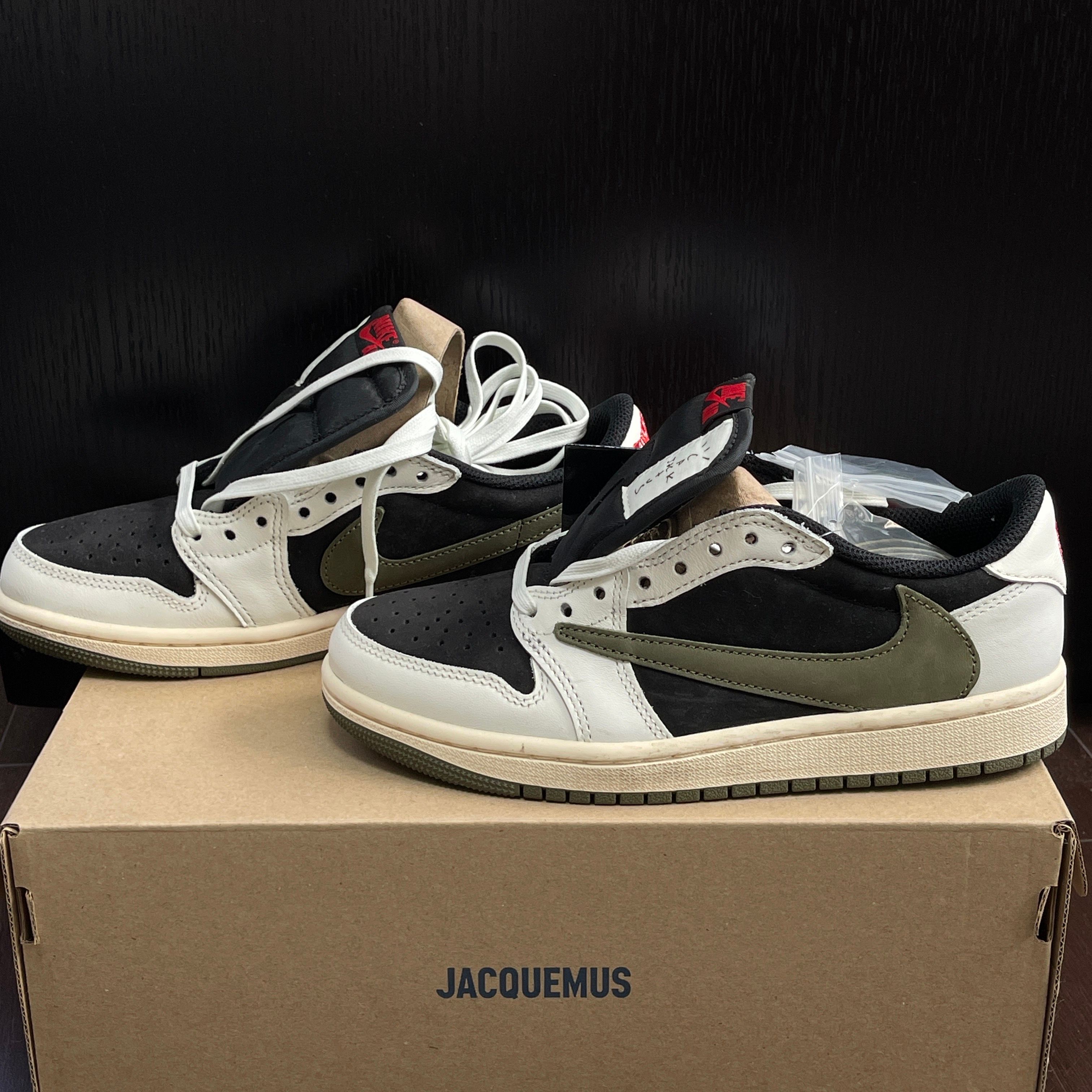 Travis Scott × Nike Women's Air Jordan 1 Low OG "Medium Olive"