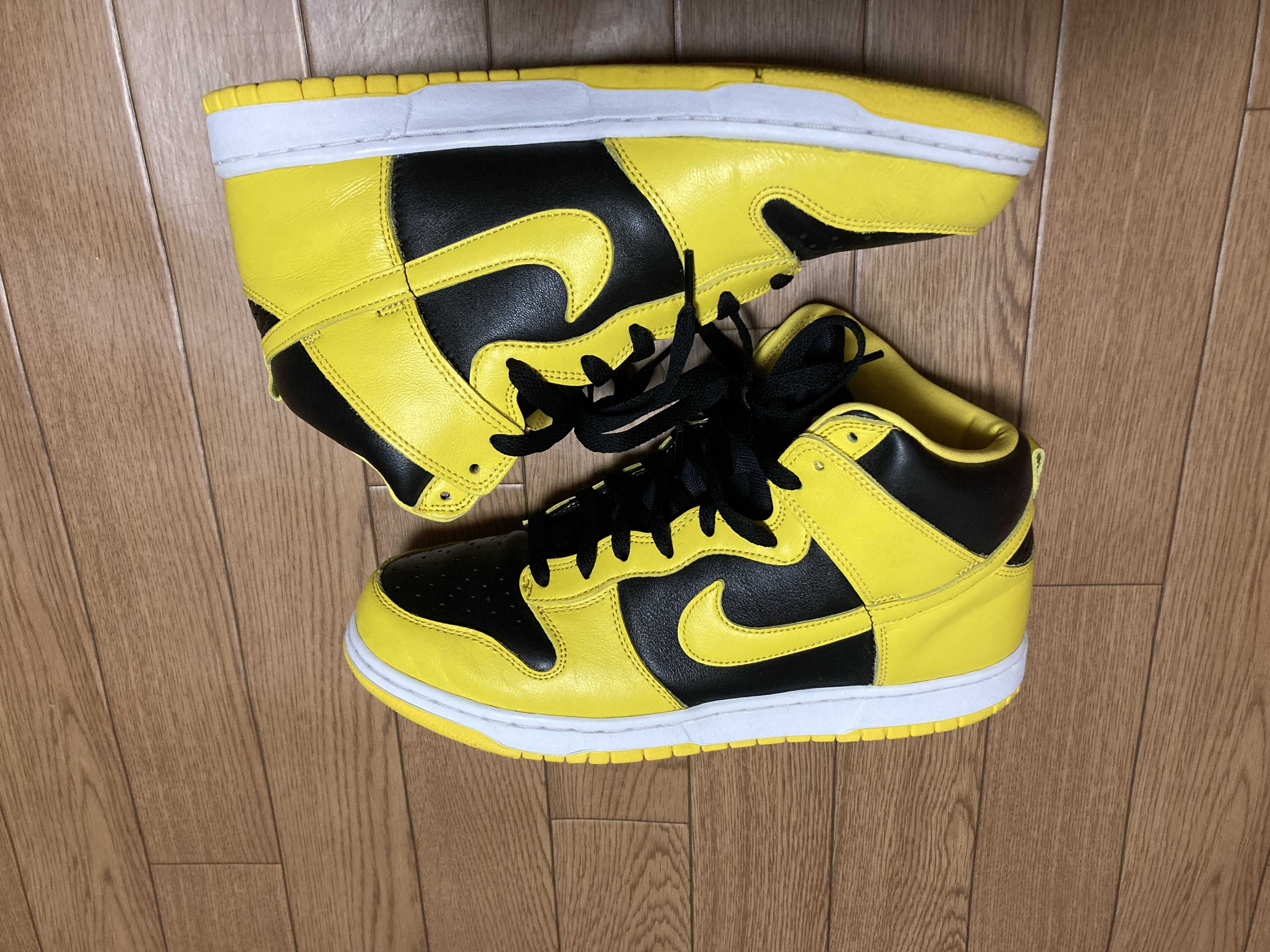 Nike Dunk High "Black/Varsity Maize"