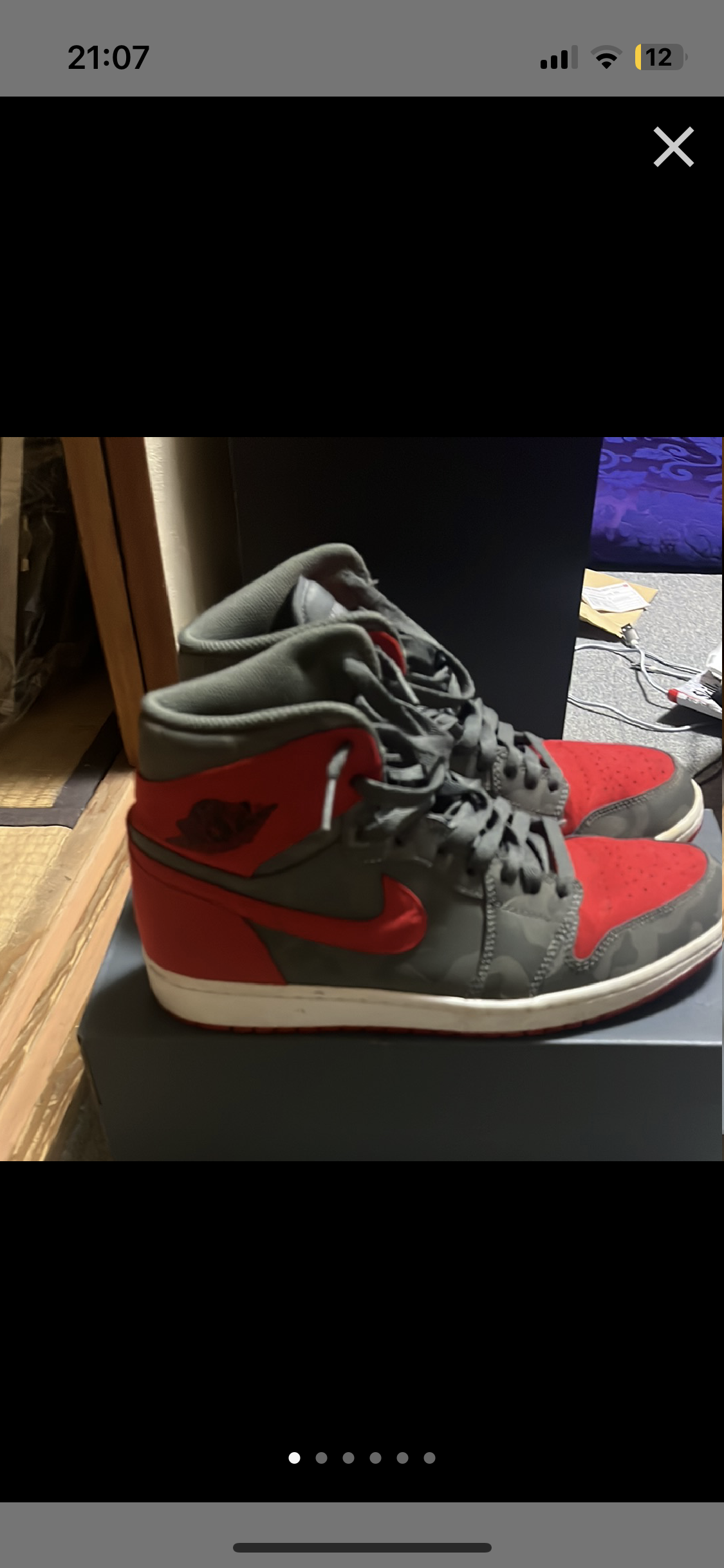 Nike Air Jordan 1 Retro High "Camo 3M Bred"