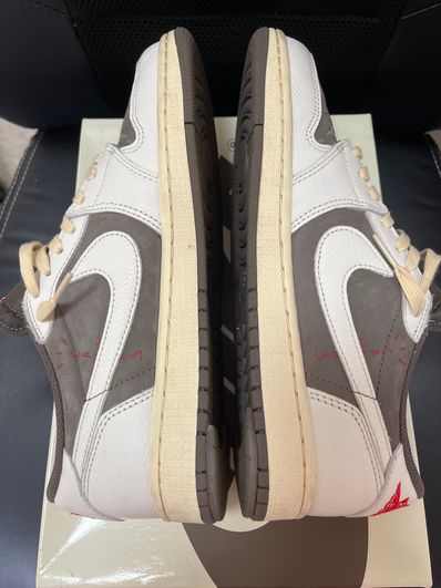 Travis Scott × Nike Air Jordan 1 Low OG SP "Reverse Mocha/Sail and Ridgerock"