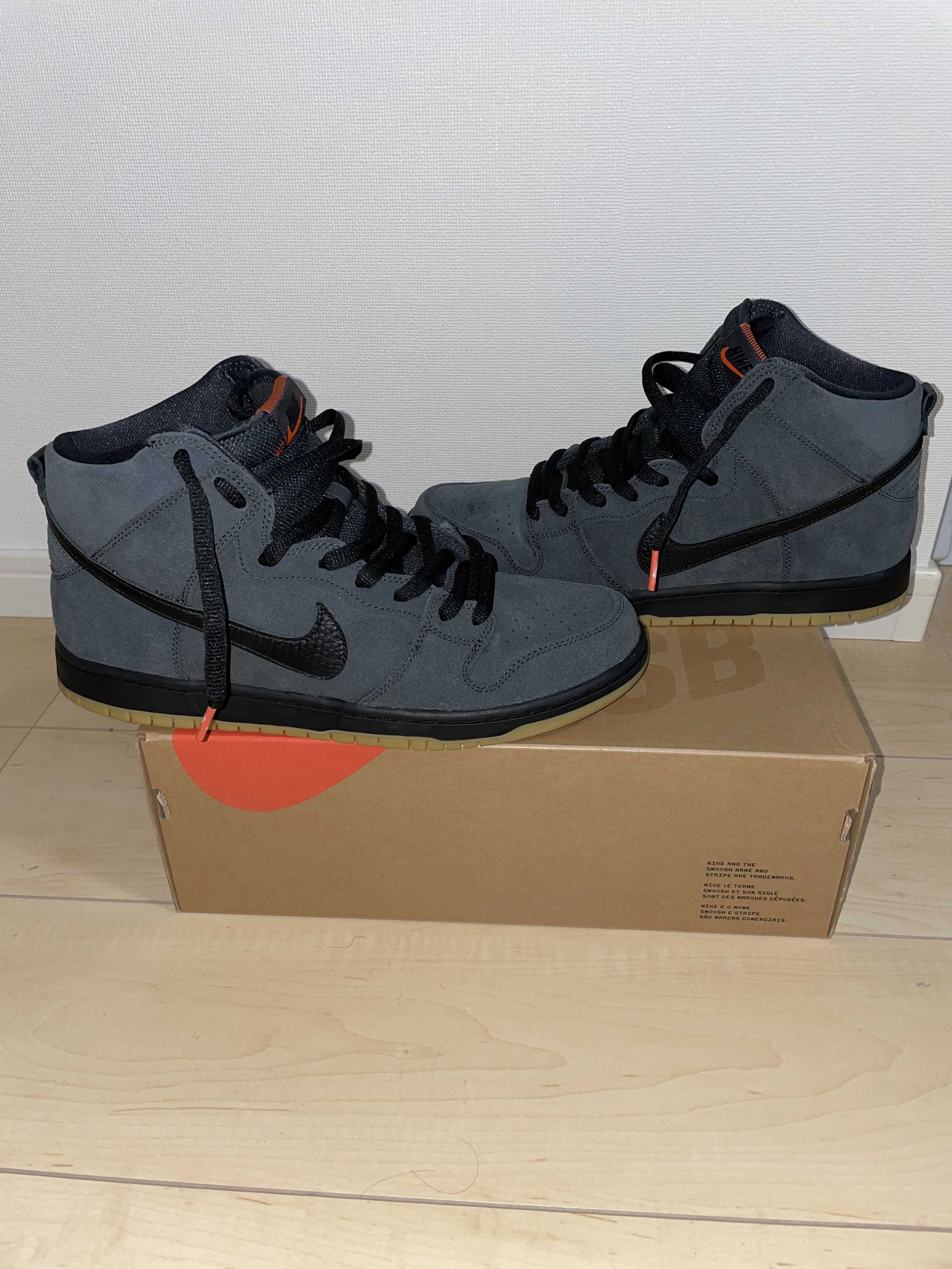 Nike SB Dunk High Orange Label "Dark Grey" 
