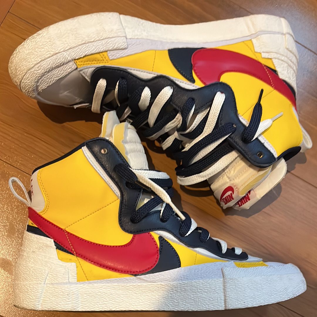 sacai × Nike Blazer Mid "Varsity Maize/Varsity Red"