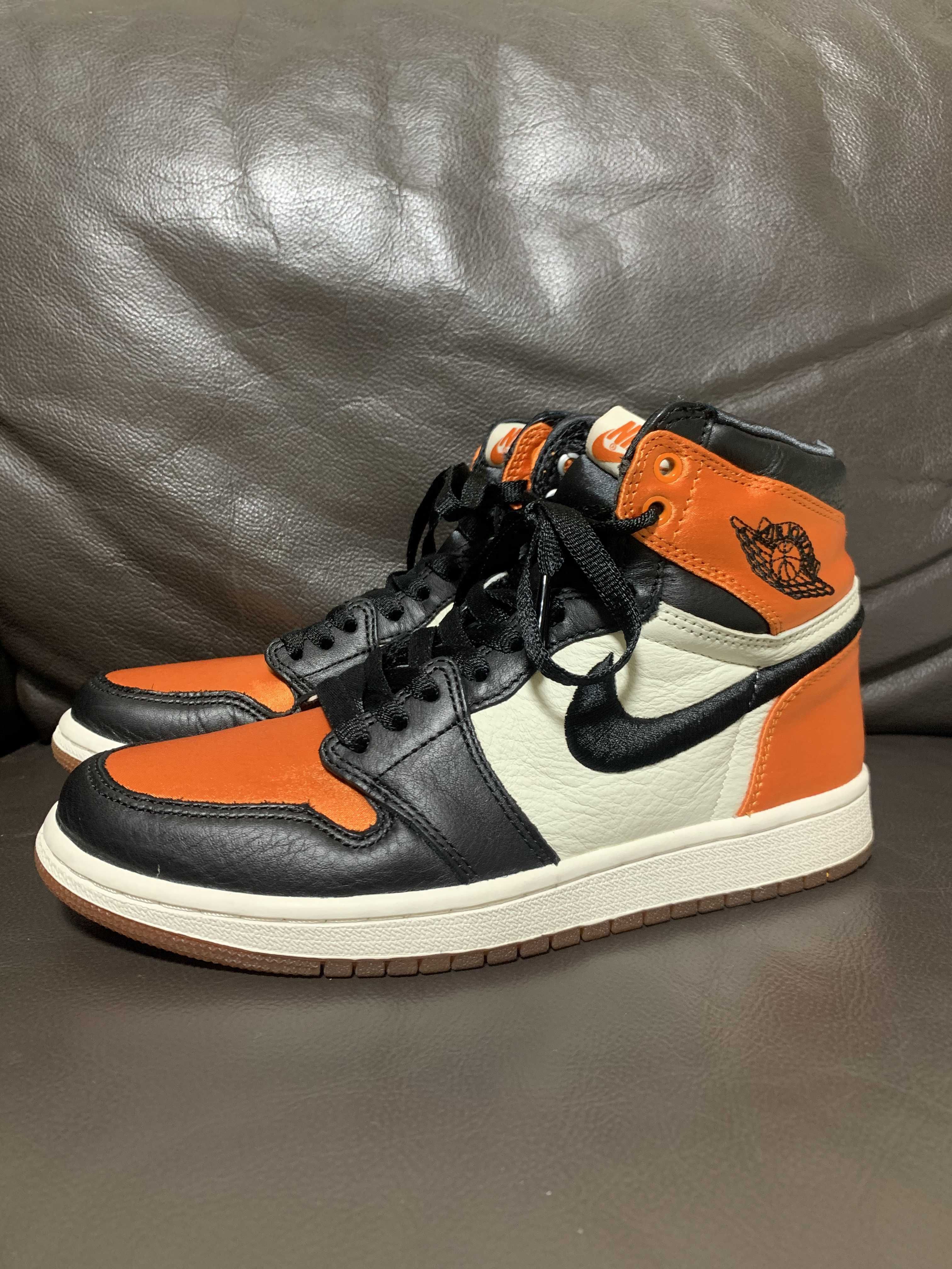 Nike Women's Air Jordan 1 High "Satin Shattered Backboard"