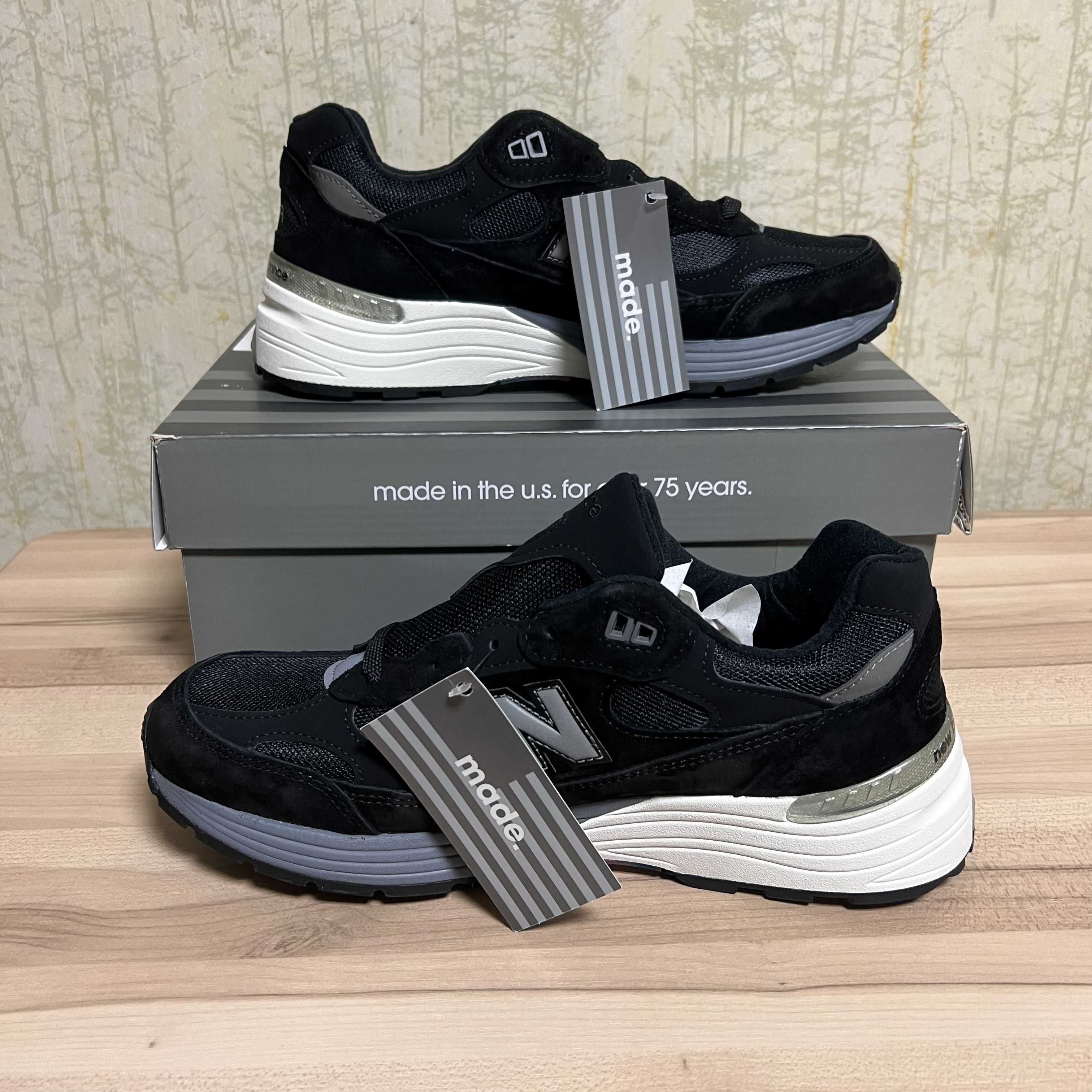 New Balance 992 Made in USA "Black"