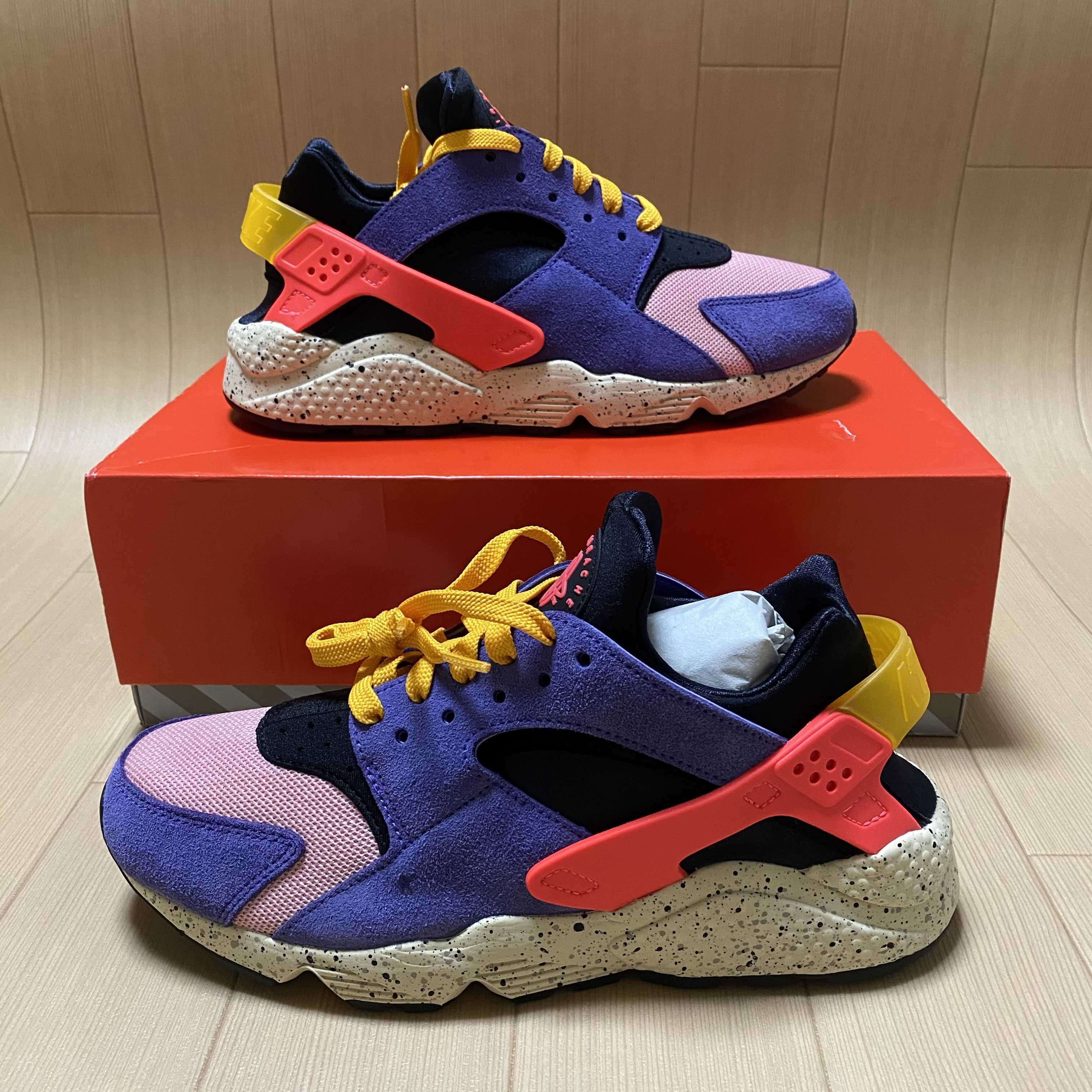 size? × Nike Air Huarache "Court Purple/Bright Crimson"