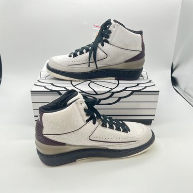 A Ma Maniere × Nike Air Jordan 2 "Airness/Sail and Burgundy"