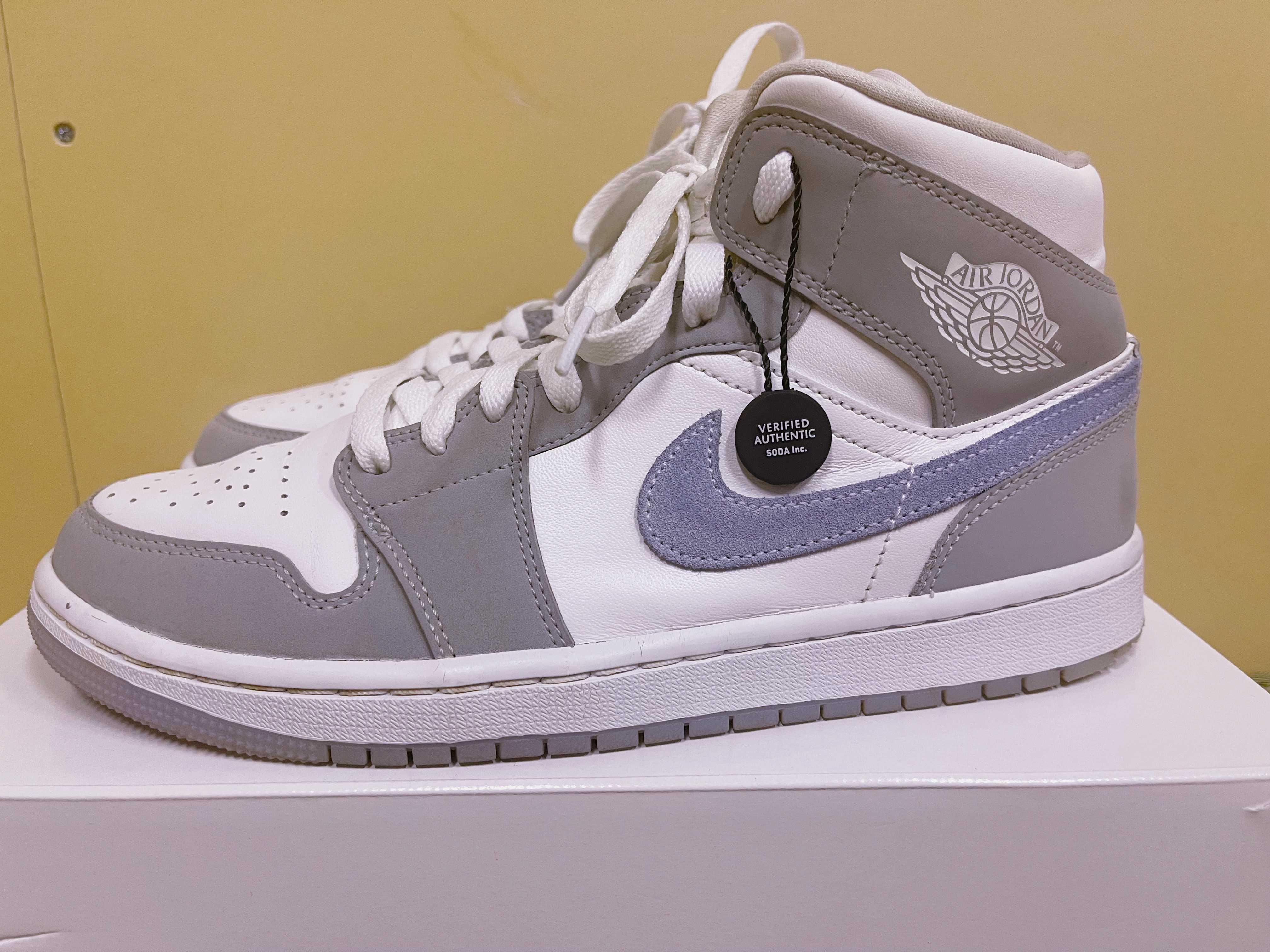 Nike Women's Air Jordan 1 Mid "Wolf Grey"