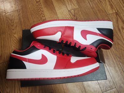 Nike Air Jordan 1 Low "White/Gym Red/Black"