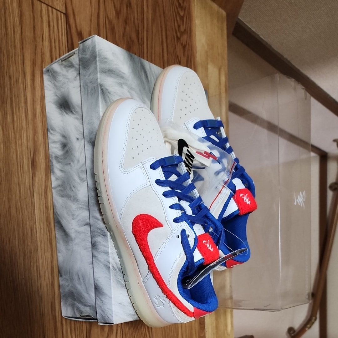 Nike Dunk Low Year of the Rabbit "White/Crimson-Varsity Royal"