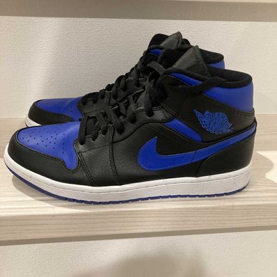 NIKE AIR JORDAN 1 MID "BLACK/BLUE"