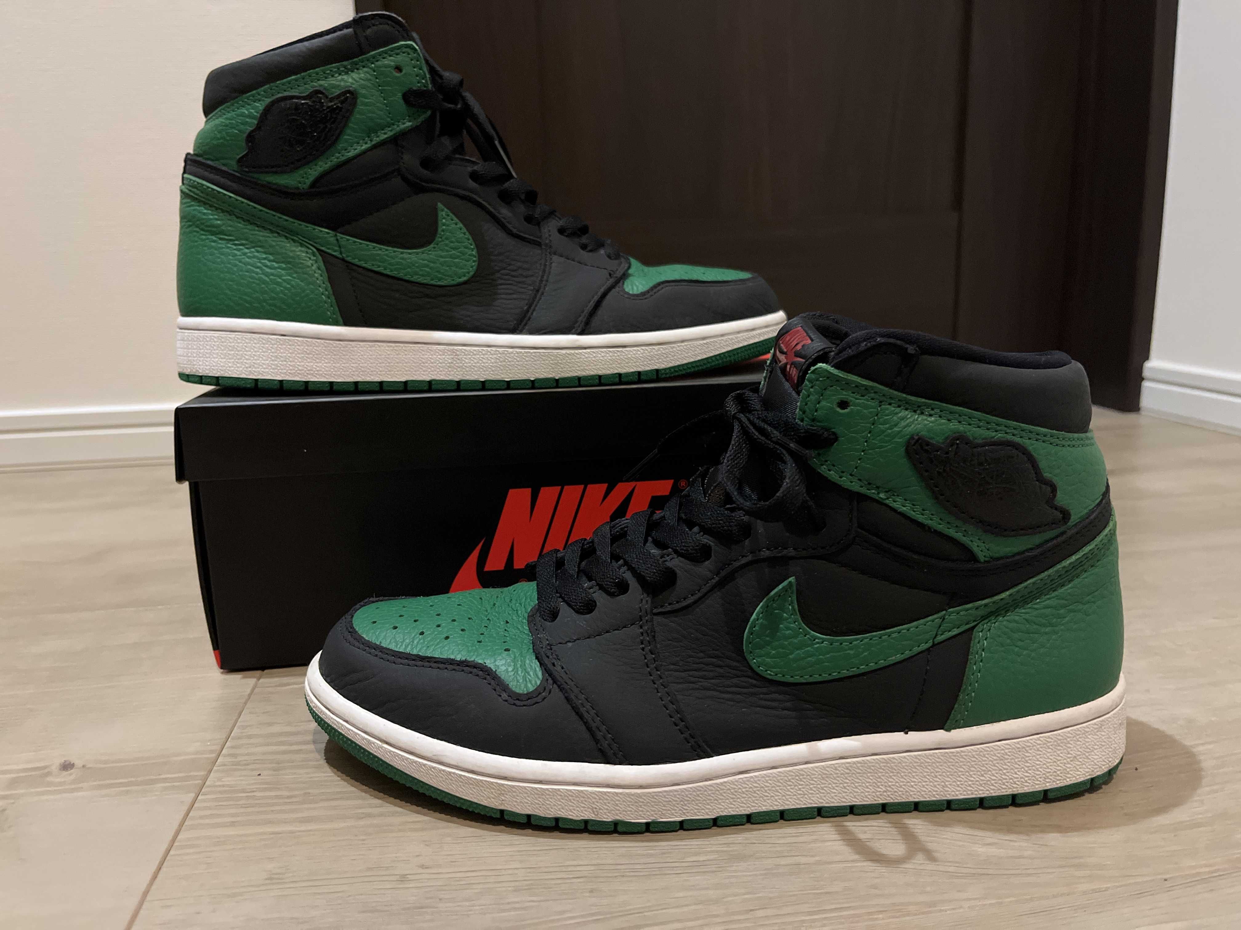 Nike Air Jordan 1 Retro High OG "Black/Pine Green" (2020)      