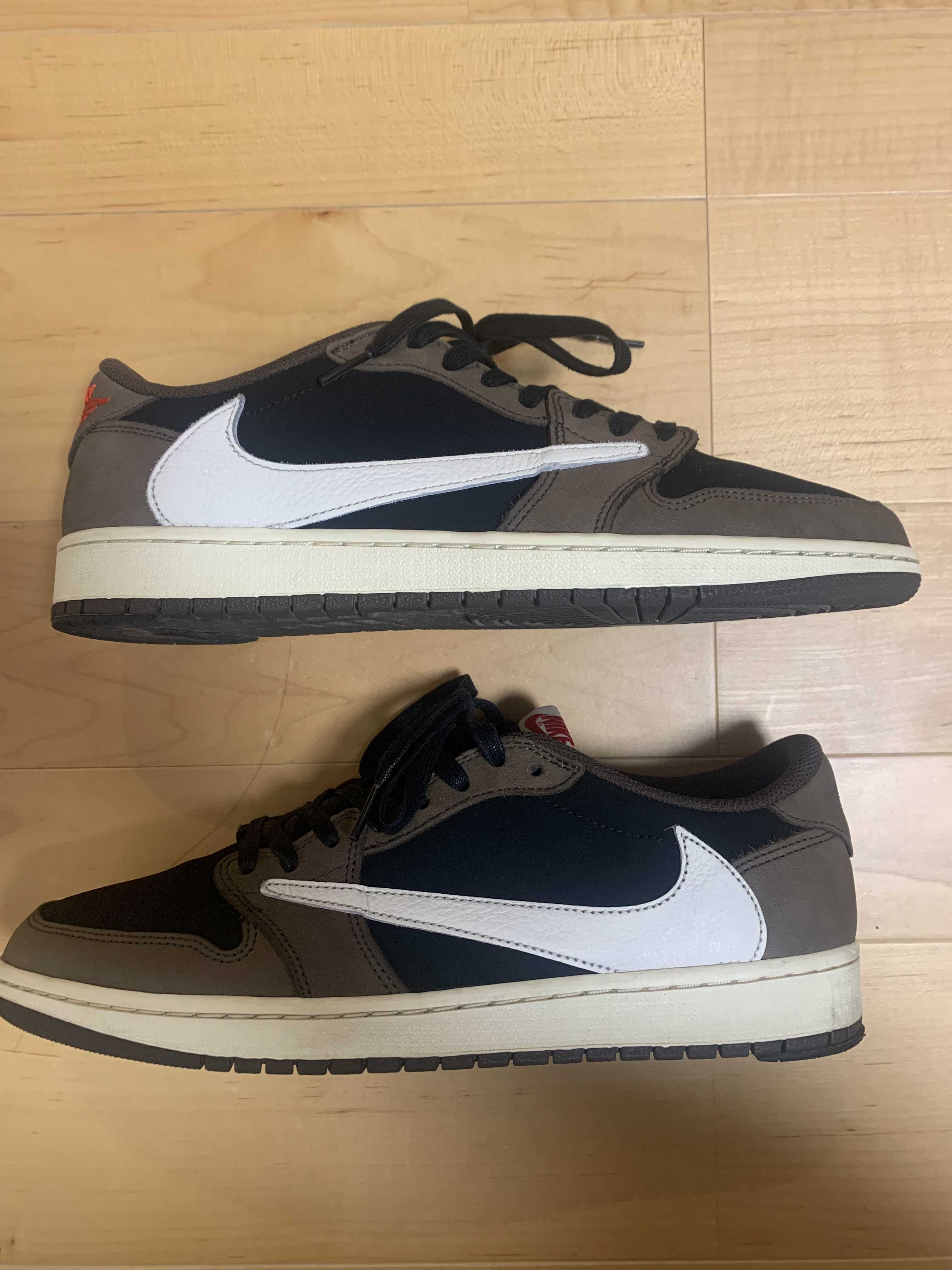 Travis Scott × Nike Air Jordan 1 Low OG SP-T "Black/Dark Mocha"