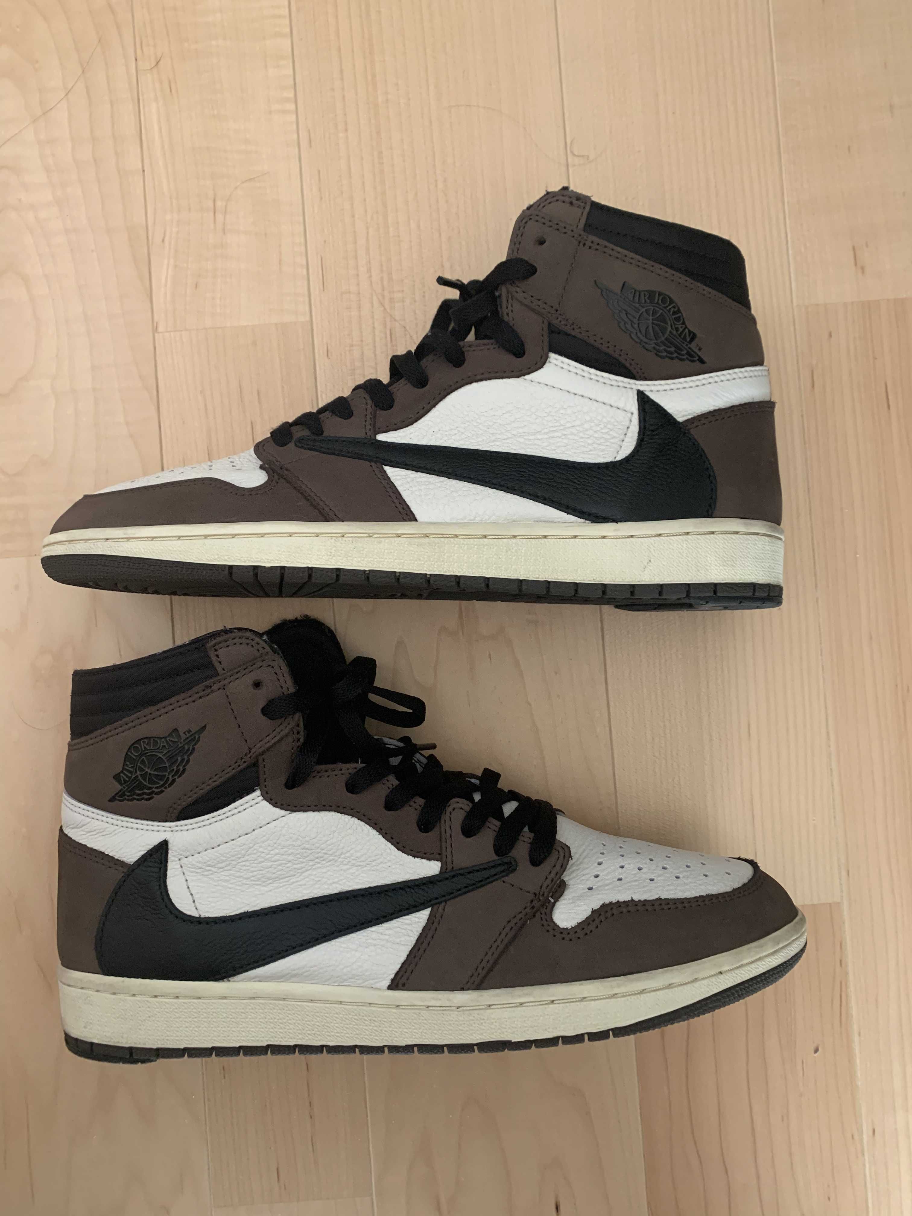 Travis Scott × Nike Air Jordan 1 Retro High OG TS SP "Sail/Dark Mocha"