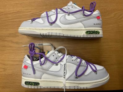 Off-White × Nike Dunk Low "Sail/Neutral Gray"