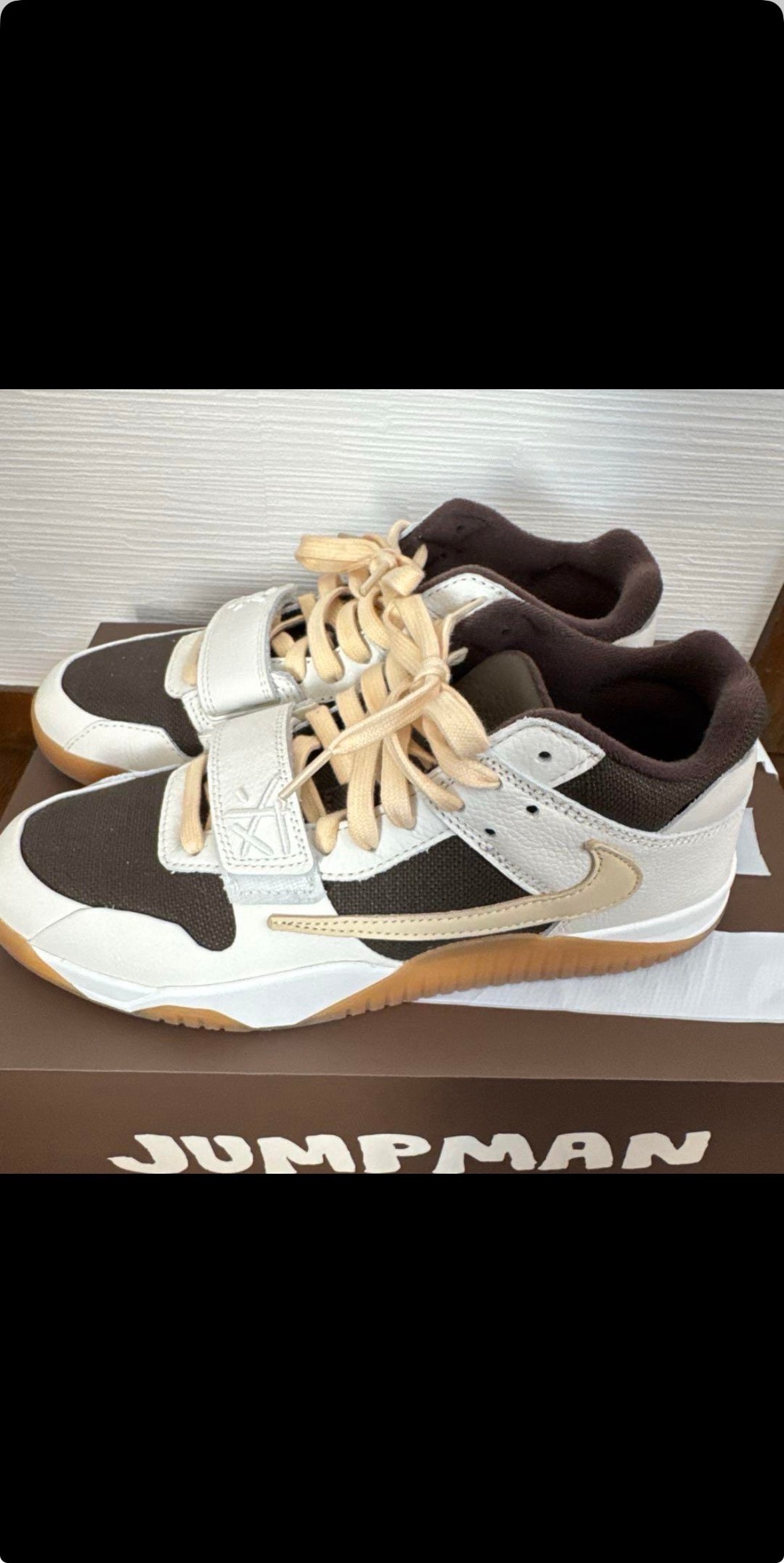 Travis Scott × Nike Jordan Jumpman Jack TR "Sail and Dark Mocha"