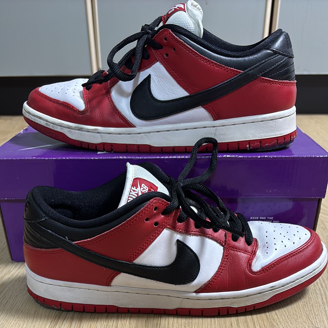 Nike SB Dunk Low Pro "J-Pack Chicago/Varsity Red and White"