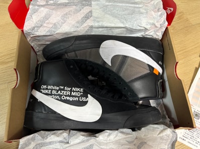 Off-White × Nike Blazer Studio Mid "Grim Reaper"