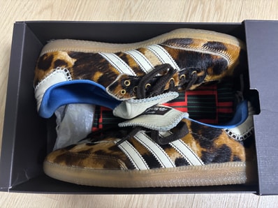 Wales Bonner × adidas Samba Pony Leo Low "Dark Brown/Cream White"