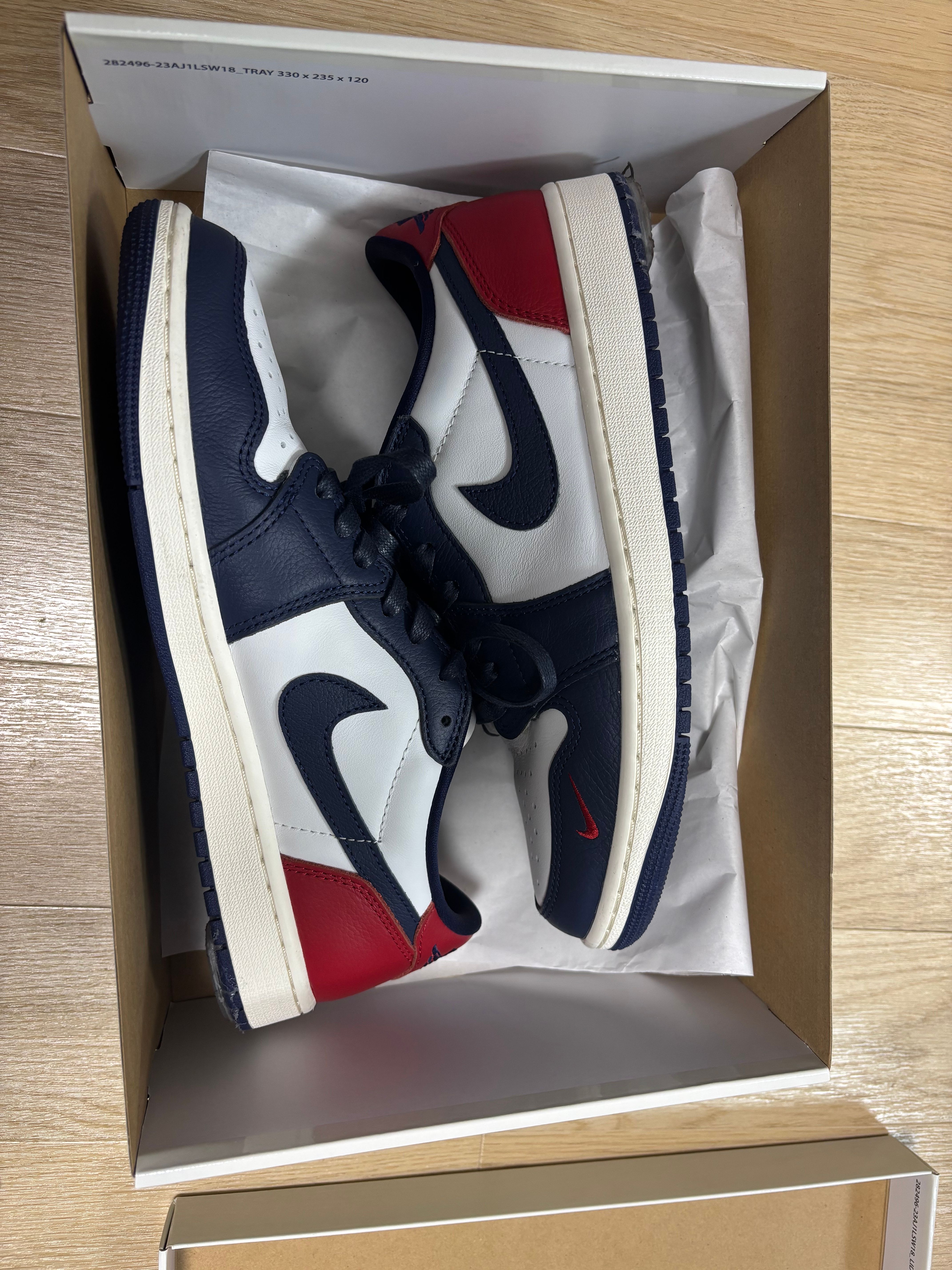 Nike Air Jordan 1 Retro Low OG "Howard/Gym Red and Midnight Navy"