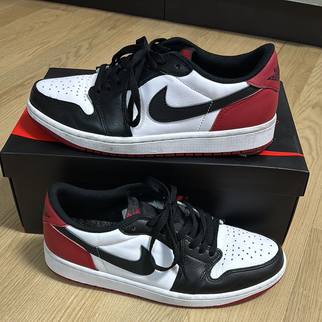 Nike Air Jordan 1 Retro Low OG "Black Toe"