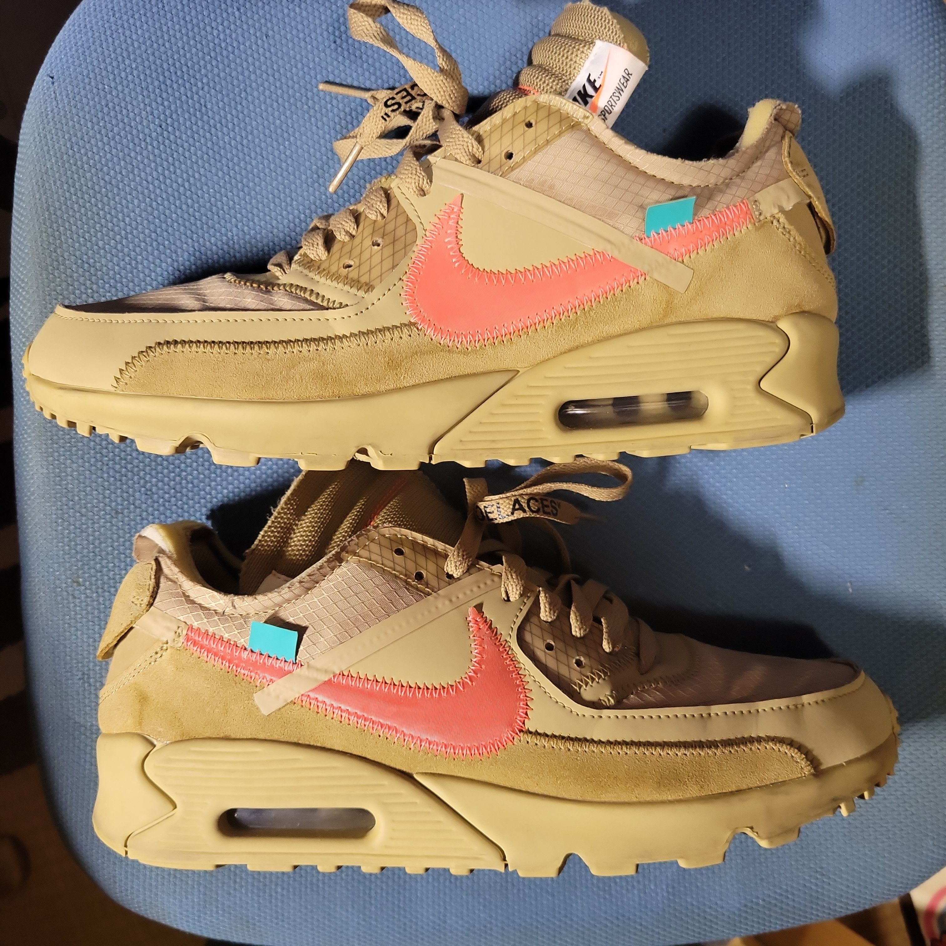 Off-White × Nike Air Max 90 "Desert Ore"