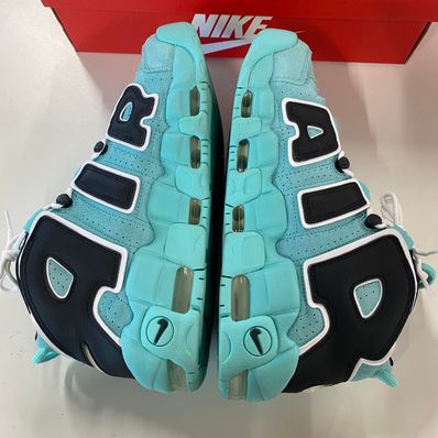 NIKE AIR MORE UPTEMPO "LIGHT AQUA / BLACK / WHITE"