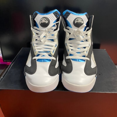 Reebok Shaq Attaq "White/Black/Azure/Steel"