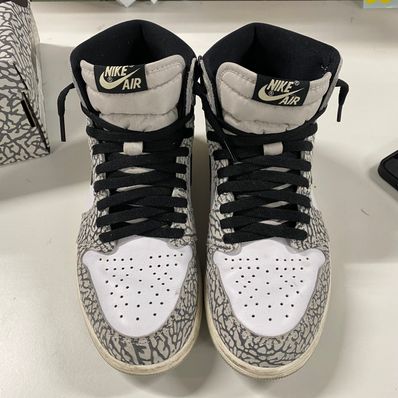 Nike Air Jordan 1 High OG "White Cement/Safari"
