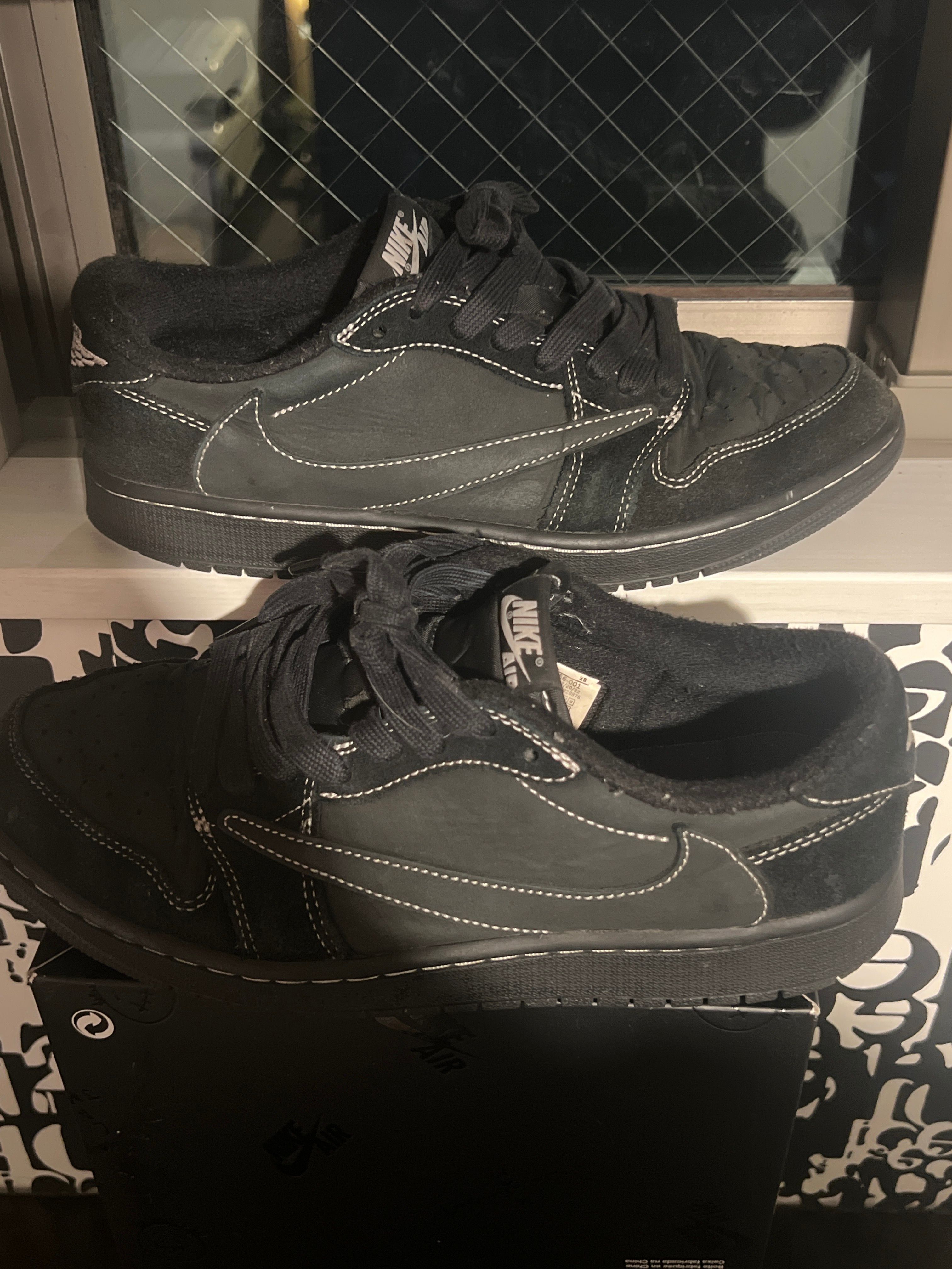Travis Scott × Nike Air Jordan 1 Low OG SP "Black Phantom"